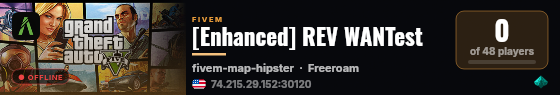 [Enhanced] REV WANTest live status badge