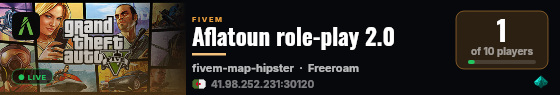 Aflatoun role-play 2.0 live status badge