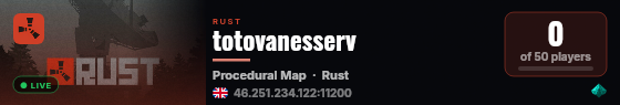 totovanesserv live status badge