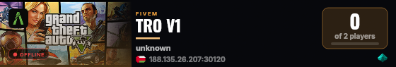 TRO V1  live status badge