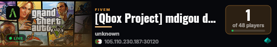 [Qbox Project] mdigou dev 01 live status badge