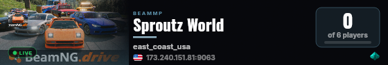 Sproutz World live status badge