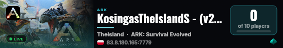 KosingasTheIslandS - (v280.115) live status badge