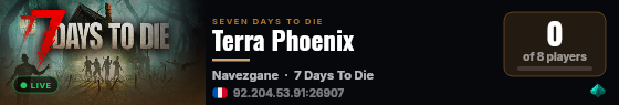 Terra Phoenix live status badge