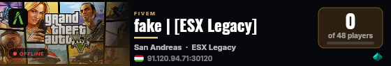 fake | [ESX Legacy] live status badge