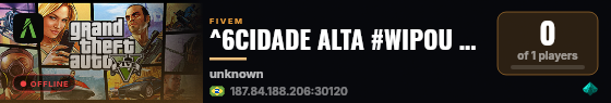 ^6CIDADE ALTA #WIPOU HOJE 20-08🌈 live status badge