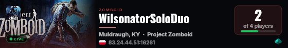 WilsonatorSoloDuo live status badge