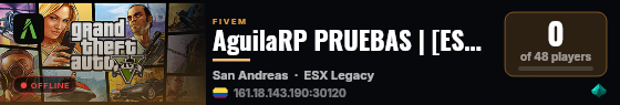 AguilaRP PRUEBAS | [ESX Legacy] live status badge