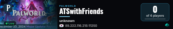 ATSwithFriends live status badge