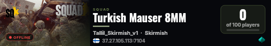 Iron Horde Clan Server live status badge