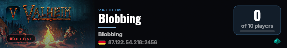 Blobbing live status badge