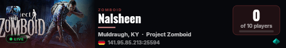 Nalsheen live status badge