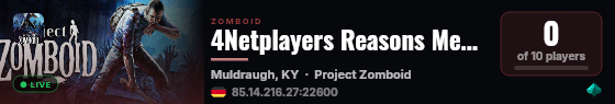 4Netplayers Reasons Meatwaagon live status badge