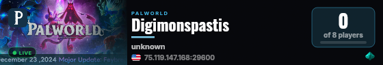 Digimonspastis live status badge