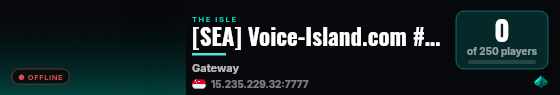[SEA] Voice-Island.com #3 | Elite | VChat | All Rules | CBT live status badge