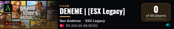DENEME | [ESX Legacy] live status badge