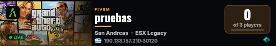 pruebas live status badge