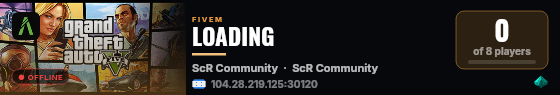 LOADING live status badge