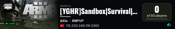 [YGHR8]Sandbox|Survival|Building|Vanilla|Non-Profit|Zombies live status badge