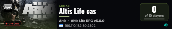 Altis Life cas live status badge