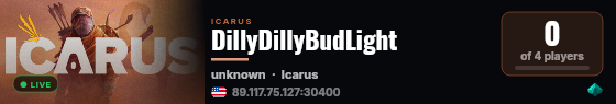 DillyDillyBudLight live status badge