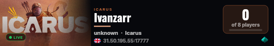 Ivanzarr live status badge