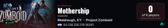 Mothership live status badge