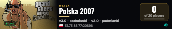 Polska 2007 live status badge