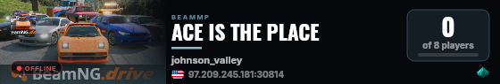 ACE IS THE PLACE live status badge