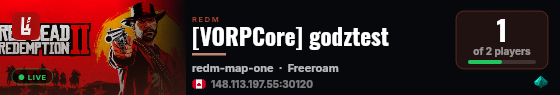 [VORPCore] godztest live status badge