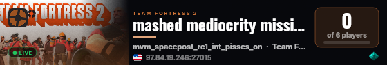 mashed mediocrity missions [credit to potato.tf] live status badge