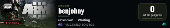 benjohny live status badge