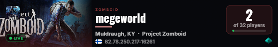 megeworld live status badge