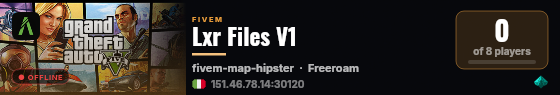 Lxr Files V1 live status badge