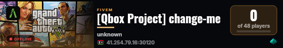 [Qbox Project] change-me live status badge