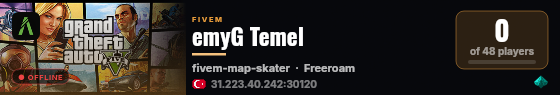 emyG Temel live status badge