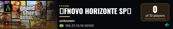 🡺FNOVO HORIZONTE SP🡸 live status badge