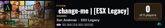  change-me | [ESX Legacy] live status badge