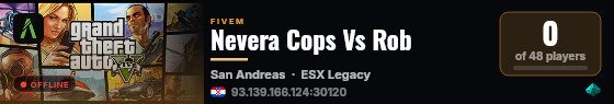 Nevera Cops Vs Rob live status badge