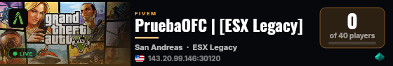 PruebaOFC | [ESX Legacy] live status badge