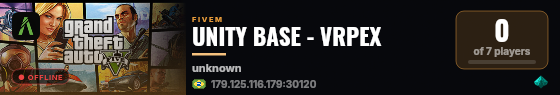 UNITY BASE - VRPEX live status badge