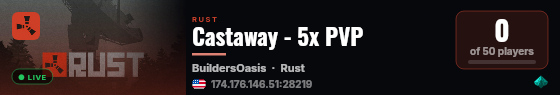 Castaway - 5x PVP live status badge