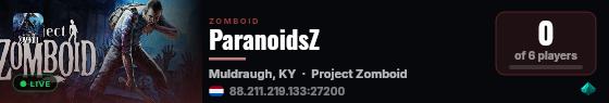 ParanoidsZ live status badge