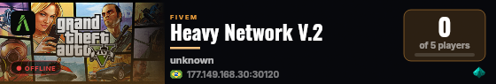 Heavy Network V.2 live status badge