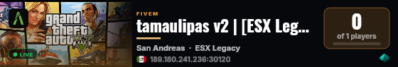 tamaulipas v2 | [ESX Legacy] live status badge