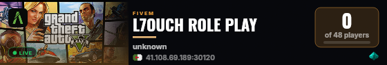 L7OUCH ROLE PLAY live status badge