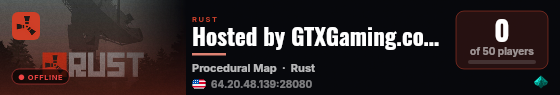 Hosted by GTXGaming.co.uk live status badge