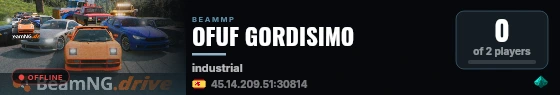 OFUF GORDISIMO live status badge
