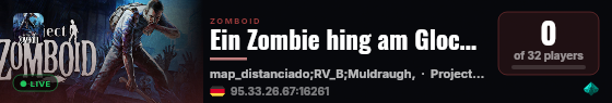 Ein Zombie hing am Glockenseil live status badge