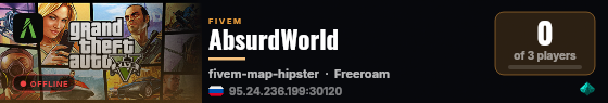 AbsurdWorld live status badge